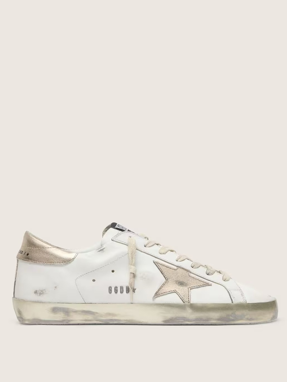 Golden Goose Authentic Super Star White with Gold Star. Size EU 38 / US 7.5